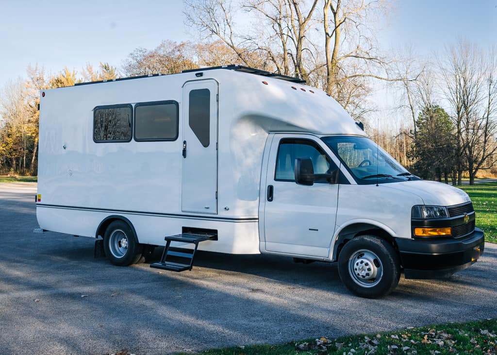 Chevy store cutaway van